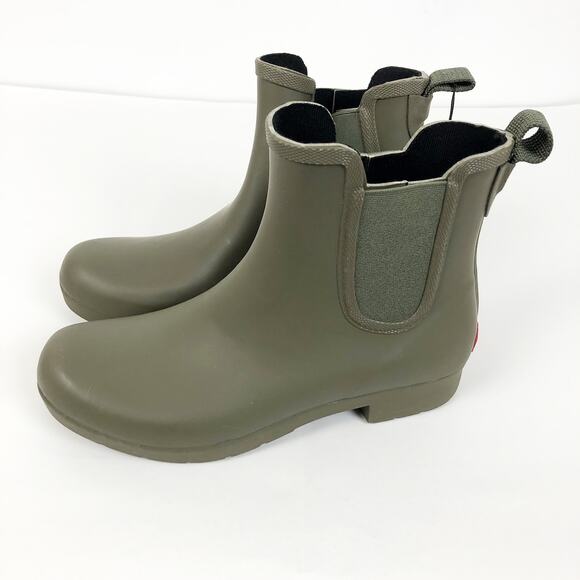 Chooka Womens Eastlake Chelsea Rain Boots 6 Green Waterproof Ankle Bootie NWT - Picture 5 of 9